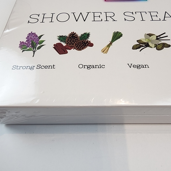 Spa Shower Steamer Organic Vegan Dye Free Long Lasting Scent Sealed Package - Picture 9 of 10